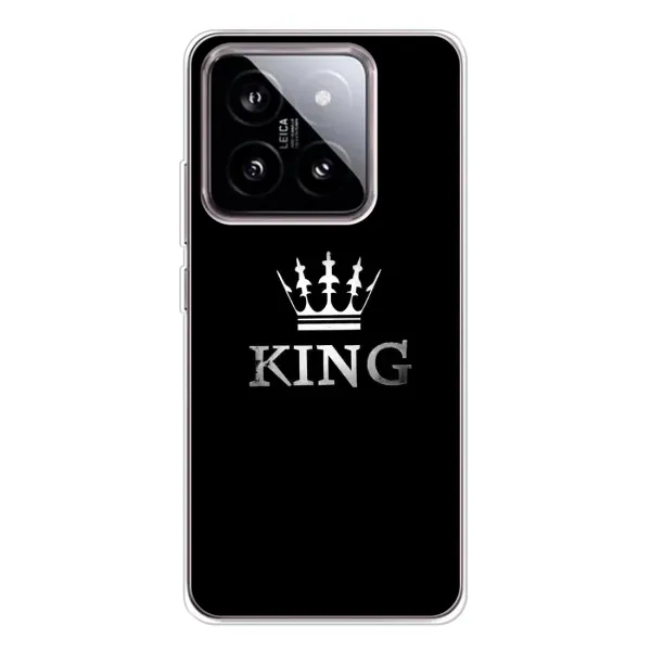 Чохол з принтом «KING» для Xiaomi 15 Чохол з принтом «KING» для Xiaomi 15