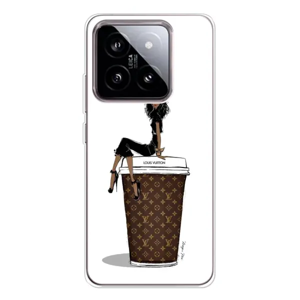 Чехол с принтом «кофе LOUIS VUITTON» для Xiaomi 15 Чехол с принтом «кофе LOUIS VUITTON» для Xiaomi 15