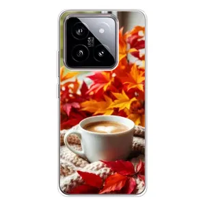 Чехол с уникальным дизайном «Осень с кофе» для Xiaomi 15