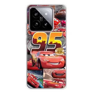 Силіконовий чохол Маквін для Xiaomi 15 (Колаж Блискавка Маквін)