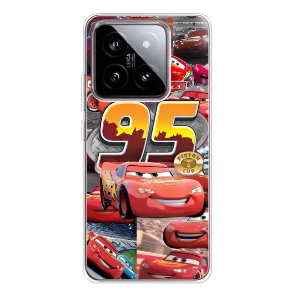 Чохол з принтом «Колаж Блискавка Маквін» для Xiaomi 15 Чохол з принтом «Колаж Блискавка Маквін» для Xiaomi 15