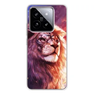 Чехол со Львом для Xiaomi 15 (VPrint) (Красочный Лев)