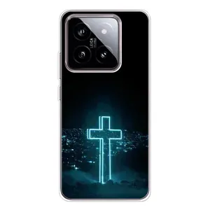 Християнські Чохли для Xiaomi 15 (AlphaPrint) (Хрест і місто)