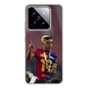 Чехол с футболистом Ламин Ямаль Xiaomi 15 (Lamine Yamal)