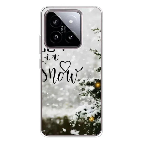 Чохол з принтом «Let it snow» для Xiaomi 15 Чохол з принтом «Let it snow» для Xiaomi 15