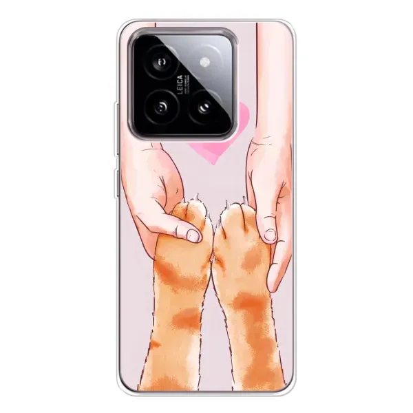 Чохол з принтом «Любовь до котиків» для Xiaomi 15 Чохол з принтом «Любовь до котиків» для Xiaomi 15