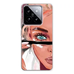 Чехол с печатью для Xiaomi 15 - (Мода) (AlphaPrint) (Макияж)