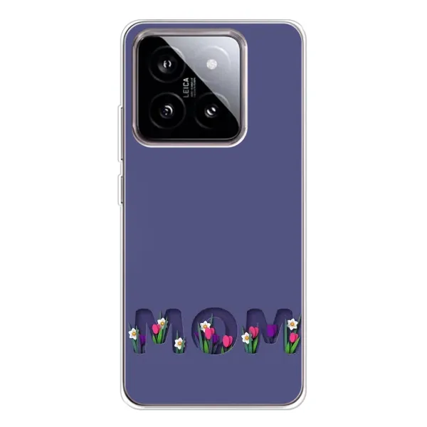 Чехол с принтом «Мама в цветах» для Xiaomi 15