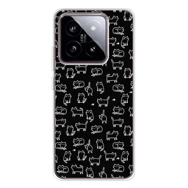 Чехол с принтом «Меленькие котики» для Xiaomi 15 Чехол с принтом «Меленькие котики» для Xiaomi 15