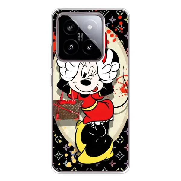 Чехол с принтом «Минни peace» для Xiaomi 15