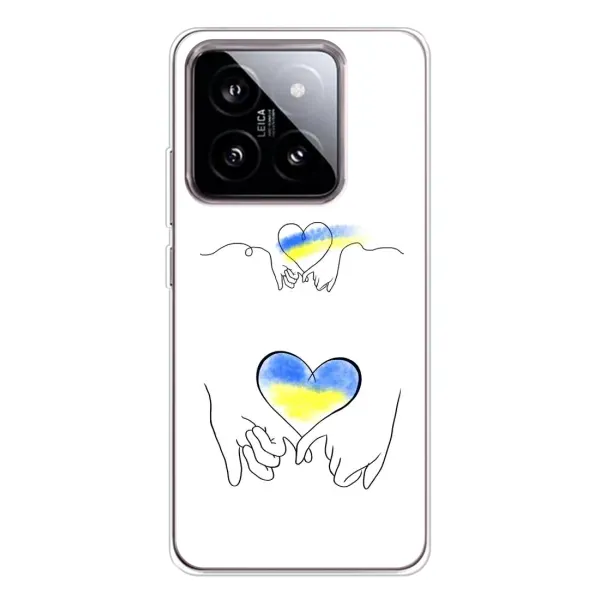 Чехол с принтом «Мир Украине» для Xiaomi 15
