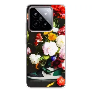 Брендновые Чехлы для Xiaomi 15 - (PREMIUMPrint) (Nike цветы)