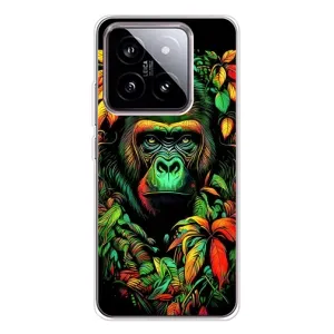 Чехол с Обезьянами Xiaomi 15 - (AlphaPrint) (Обезьяна в тропиках)