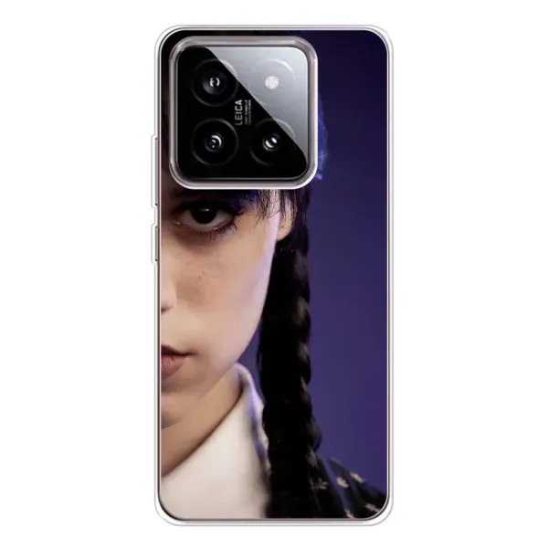 Чохол з принтом «Загадковий погляд Венздей» для Xiaomi 15 Чохол з принтом «Загадковий погляд Венздей» для Xiaomi 15