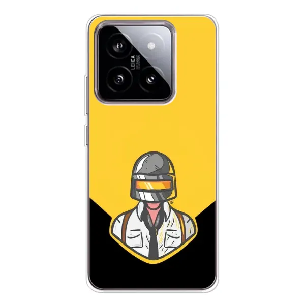 Чехол с принтом «Пабг в шлеме» для Xiaomi 15 Чехол с принтом «Пабг в шлеме» для Xiaomi 15