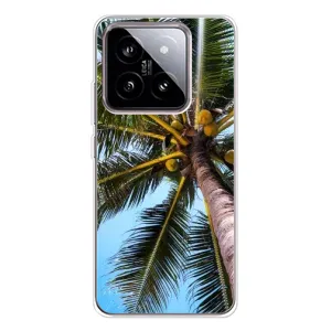 Силиконовый чехол с КАРТИНКАМИ лето для Xiaomi 15 (AlphaPrint) (Пальма)