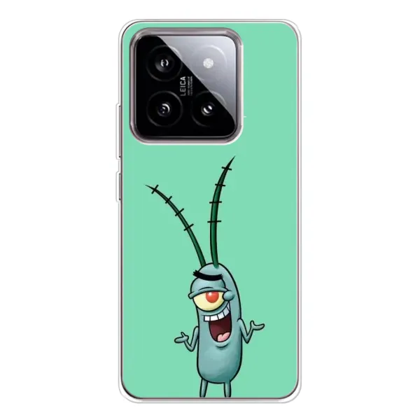 Чехол с принтом «Персонаж Планктон» для Xiaomi 15 Чехол с принтом «Персонаж Планктон» для Xiaomi 15
