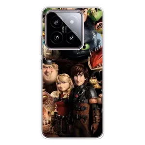 Чехол как приручить дракона на Xiaomi 15 (Персонажи дракона)