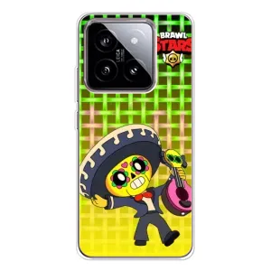 Чехлы Brawl Stars для Xiaomi 15 (AlphaPrint) (Поко в самбреро)