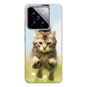 Чехлы с Котиками для Xiaomi 15 (VPrint) (Прыжок кота)
