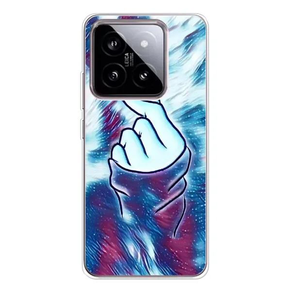 Чохол з принтом «Радужне серце» для Xiaomi 15 Чохол з принтом «Радужне серце» для Xiaomi 15