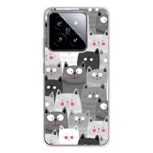 Чехлы с Котиками для Xiaomi 15 (VPrint) (Рисованные котики)