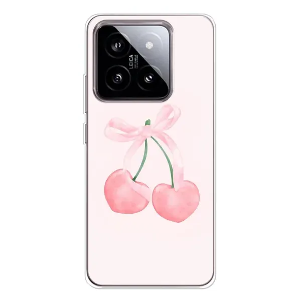 Чехол с принтом «Розовые вишни» для Xiaomi 15 Чехол с принтом «Розовые вишни» для Xiaomi 15