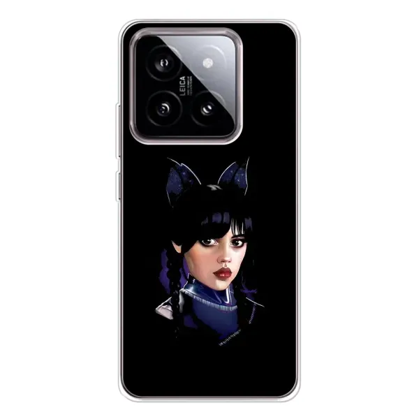 Чохол з принтом «серйозна Венздей» для Xiaomi 15