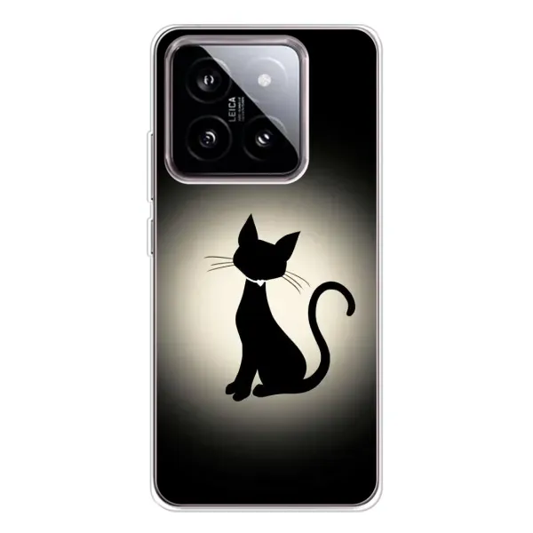 Чехол с принтом «Силуэт котика» для Xiaomi 15 Чехол с принтом «Силуэт котика» для Xiaomi 15