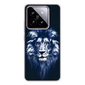 Чехол со Львом для Xiaomi 15 (VPrint) (Синий Лев)