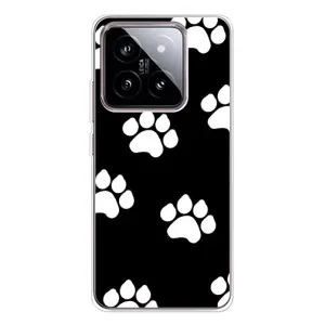 Чехлы с собаками для Xiaomi 15 (VPrint) (Следы собаки)