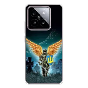 Чехлы с картинкой ЗСУ для Xiaomi 15 (AlphaPrint) (Солдат ЗСУ)