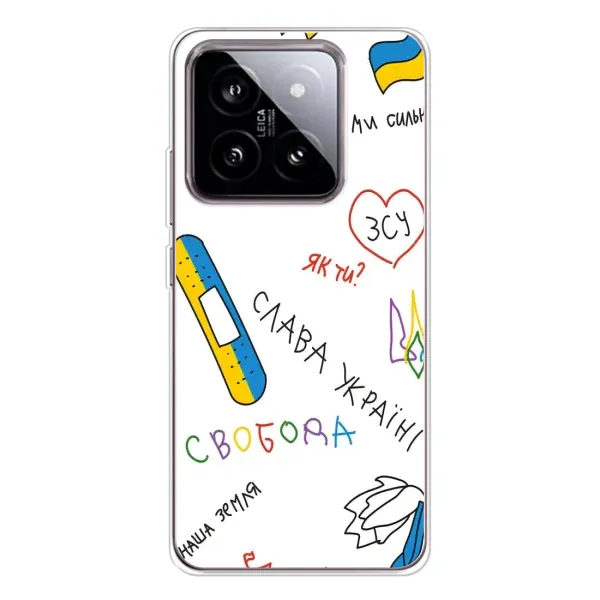 Чехол с принтом «Стикер» для Xiaomi 15