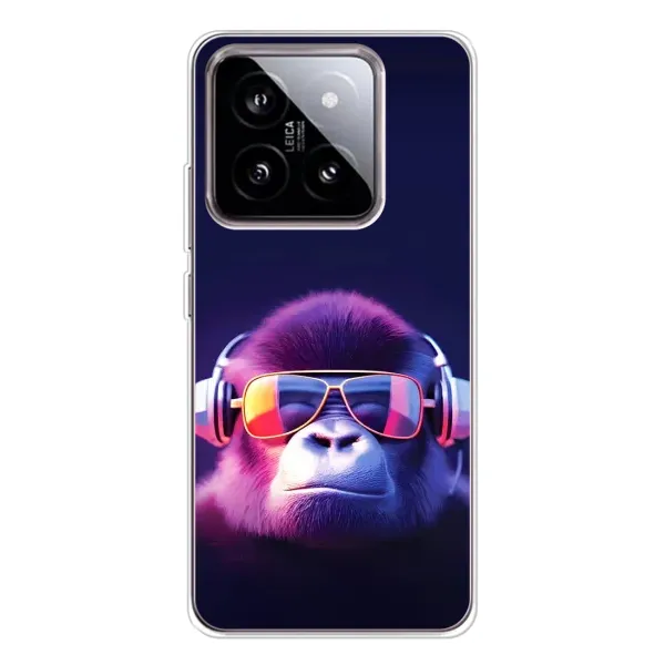 Чохол з принтом «Стильна мавпа» для Xiaomi 15 Чохол з принтом «Стильна мавпа» для Xiaomi 15