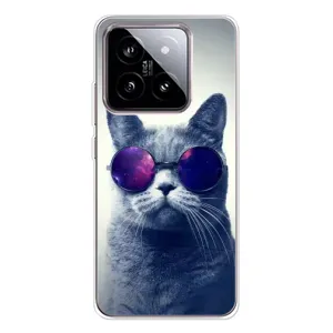 Чехол с принтом для Xiaomi 15 (AlphaPrint) Модные коты (Стильный кот)