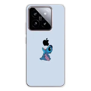 Чехол с принтом Стич на Xiaomi 15 (Stitch apple)