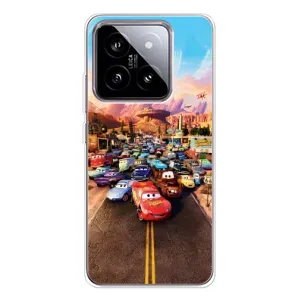 Силіконовий чохол Маквін для Xiaomi 15 (Тачки на трасі)