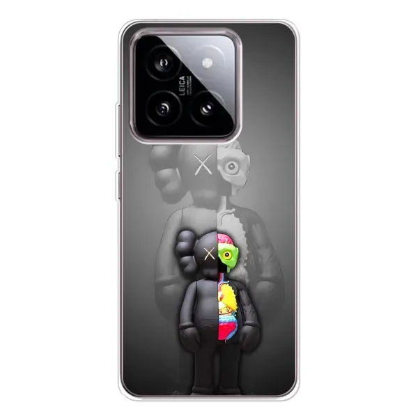 Чехол с принтом «Тело Bearbrick» для Xiaomi 15
