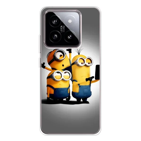Чехол с принтом «Три миньона» для Xiaomi 15 Чехол с принтом «Три миньона» для Xiaomi 15