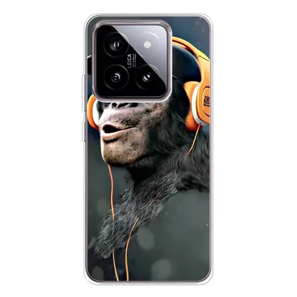 Чохол з принтом «В навушниках» для Xiaomi 15 Чохол з принтом «В навушниках» для Xiaomi 15