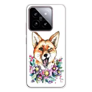 Чехлы с картинкой Лисички для Xiaomi 15 (VPrint) (Веселая лисичка)