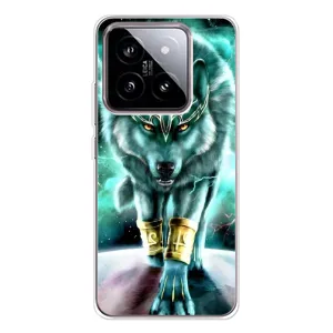 Защитные чехлы для Сяоми 15 (AlphaPrint) (ХИТ продаж) ВОЛК (Яркий волк)