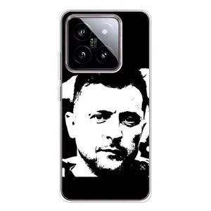 Чехол для Xiaomi 15 (AlphaPrint - с принтом Зеленского) (Зеленский АРТ)