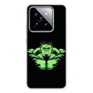 Чехлы с героями Марвел Xiaomi 15 (VPrint) (Зелёный Халк)
