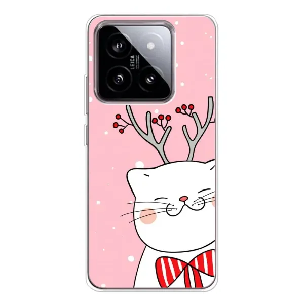 Чехол с принтом «Зимний кот» для Xiaomi 15