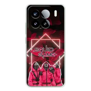Чехол Гра в кальмара для Xiaomi 15S Pro (Охранники Игра кальмара)