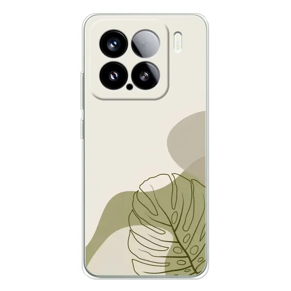 Чехол с принтом «Зеленая монстера дизайн» для Xiaomi 15S Pro