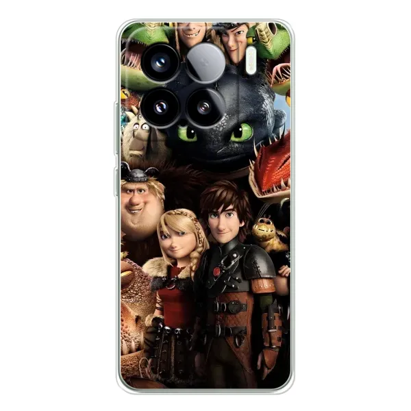 Чехол с принтом «Персонажи дракона» для Xiaomi 15S Pro
