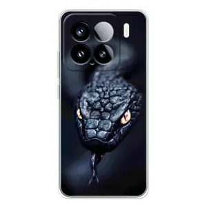 Чохол з принтом «Чорна змія» для Xiaomi 15S Pro