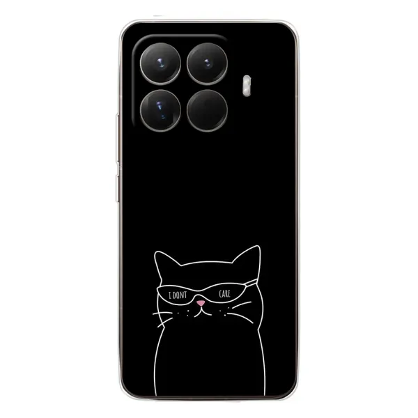 Чехол с принтом «Равнодушный кот» для Xiaomi 15T Pro